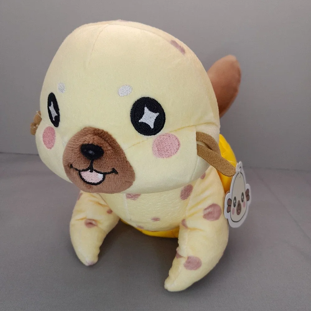 Aurora Tasty Peach Studios Over-Ripe Banana Seal Plush Yellow Spotted 86821 NWT